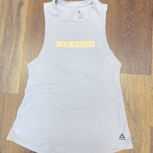 Reebok Les Mills light blue tank size medium